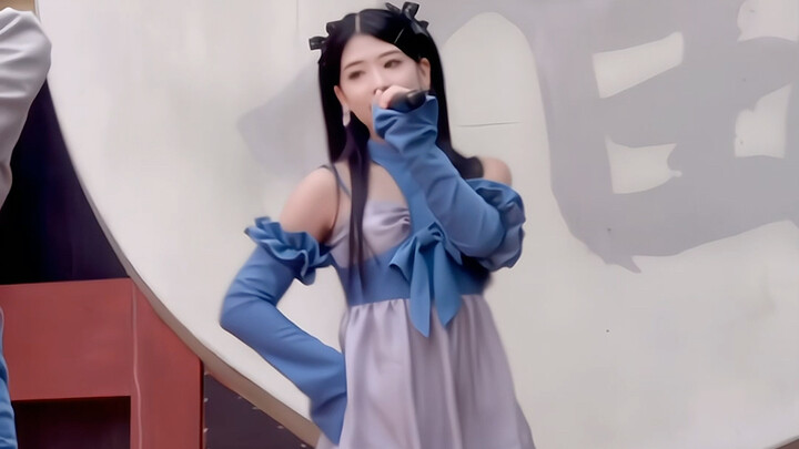 "Chimelong Girls Group" twin-tailed Ms. Li is in love crisis