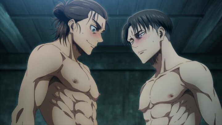 Eren vs Levi adu black mamba🥵 yg kalah di r0dok