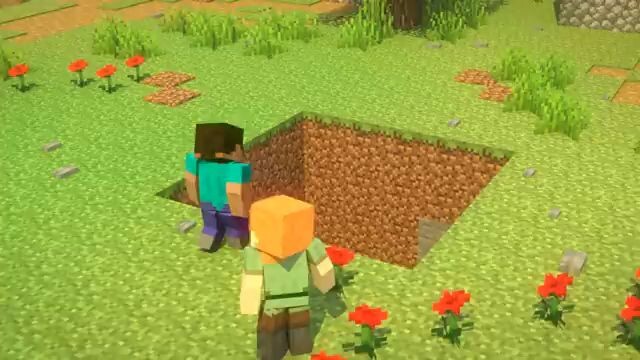 Alex and Steve life Minecraft song - fly away