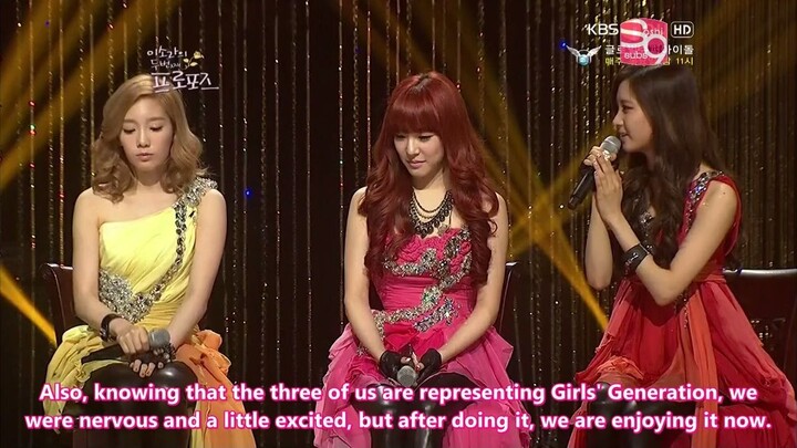 [SoShi Subs][2012.05.23] KBS Joy Lee Sora's Second Proposal EP 54 - Taeyeon, Tiffany & Seohyun