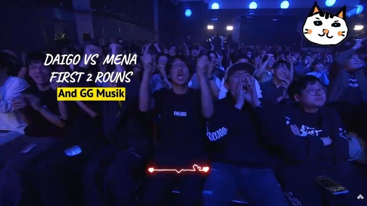 Daigo vs Mena the first 2 rounds and GG musik #sf6 #streatfigther