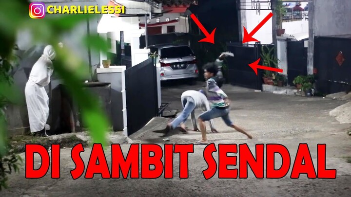 POCONG DI SAMBIT SENDAL - PRANK INDONESIA