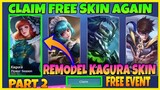 Nostalgia Event Free Normal Skin + Kagura Beautiful Remodel Skin | Lapu-Lapu Burse Damage | MLBB