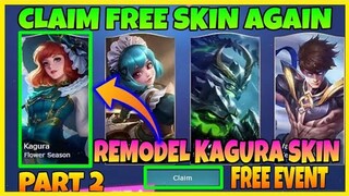 Nostalgia Event Free Normal Skin + Kagura Beautiful Remodel Skin | Lapu-Lapu Burse Damage | MLBB