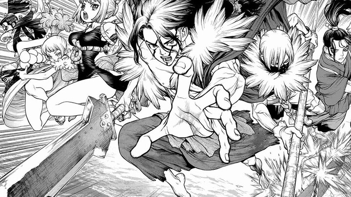 #6#ต่อสู้กับออลสตาร์! การโจมตีด้วยปืนกล? - [ยุคหินใหม่] ความเห็นการ์ตูน Dr.stone ซีซั่น 4 ฉบับที่ 6!