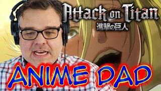 Anime Dad REACTS to Attack On Titan, S1 E23