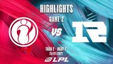 [Highlights] IG vs. RNG - Game 2 | Tuần 2 Ngày 7 | LPL Mùa Xuân 2022
