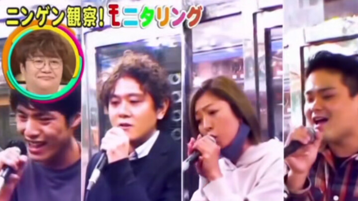 Citizens singing in Japan variety show amazed people