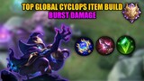 Even the Tanks Cant Resist the Damage Burst Build Cyclops | Top Global Cyclops Gameplay | Mage Zeno