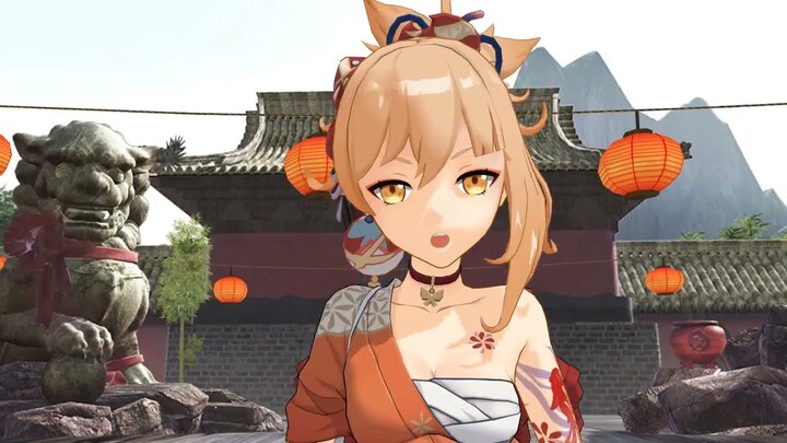 【MMD】Yoimiya Genshin Impact | JENNIE 'SOLO'