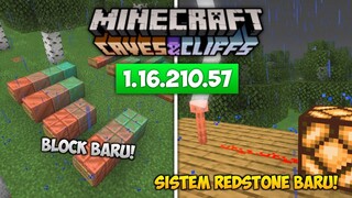 UPDATE! MCPE BETA VERSI TERBARU 1.16.210.57 - BLOCK BARU! & SISTEM REDSTONE BARU!