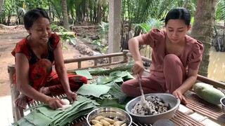 Về Nhà Gói Bánh Tét Phụ Với Mẹ