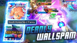 DEADLY WALLSPAM, INTENSE FANNY GAMEPLAY | MLBB