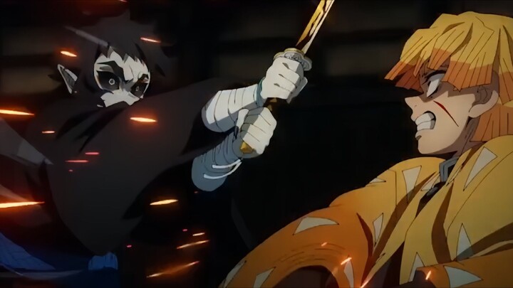 Terlalu Epic‼️ Momen Di Mana Zenitsu Melawan Kaigaku Full Fight Brutal🔥🤯