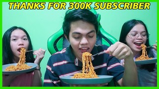 Spesial 300K Subscribe! Samyang Challenge Tanpa Minum 5 Menit