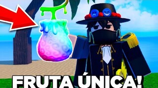 MEU JOGO DE ONE PIECE TEM UMA FRUTA ÚNICA NO ROBLOX!!