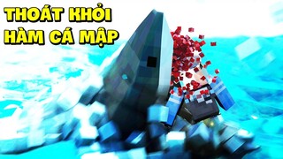 NGÀY 2: Mặp Doram THOÁT KHỎI HÀM CÁ MẬP - CÁ MẬP CẠN XUẤT HIỆN Trong Minecraft