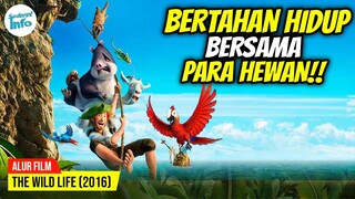 TERDAMPAR DIPULAU TERPENCIL TENGAH SAMUDRA!! | ALUR CERITA THE WILD LIFE (2016)