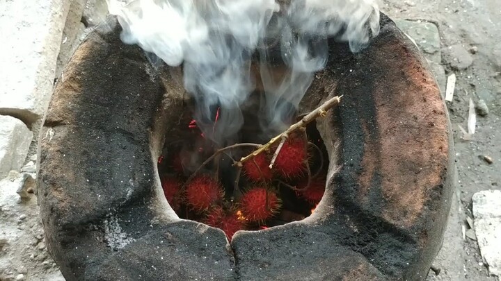 Menjajal Bakar Rambutan // Gimana rasanya ??