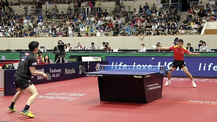 Zhang Jike endured a back injury and staged a wonderful comeback in the opponent's home court, compl