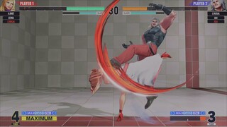 KOF15　チャンピオン　オメガルガールvsイスラ　新旧ラスボス対決