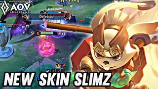 NEW SKIN SLIMZ SUMERU LANCER GAMEPLAY - ARENA OF VALOR