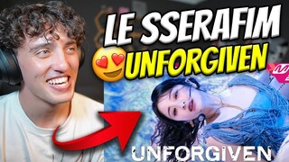 LE SSERAFIM(르세라핌) - UNFORGIVEN 4K LIVE PERFORMANCE | REACTION !!!