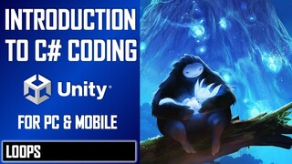 INTRO TO C# CODING IN UNITY ★ LOOPS ★ JIMMY VEGAS TUTORIAL