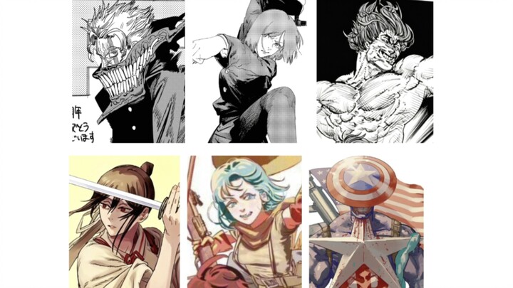 A roundup of all the manga characters drawn by Tōru Fujimoto (fan art)!