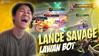 APAKAH BENAR MOONTON KASIH MUSUH BOT DI IMMORTAL? PANEN SAVAGE PAKE LANCELOT - Mobile Legends