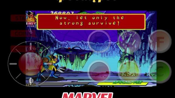 Wolverine and Captain America vs Apocalypse — Marvel Superheroes vs Street Fighter