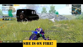 Season 13 Duo | She is on fire!!! | PUBG Mobile