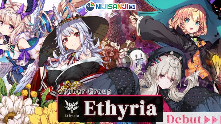 【NIJISANJI EN】Nhóm VTuber "Ethyria" ra mắt vào ngày 6 tháng 10