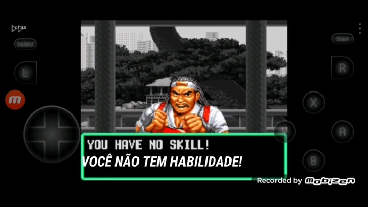 Arti of Fighting Robert Garcia vs Ryuhaku Todoh falas traduzidas para o português parte 1