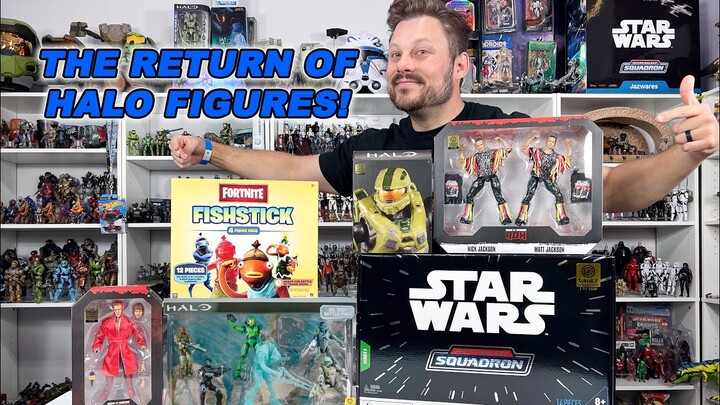 Jazwares sent me their vault exclusives! New World Of Halo Figures. Unboxing and review!