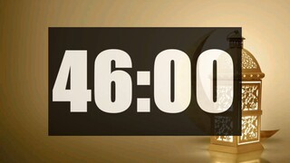 46 Minute Timer | Loud Alarm | Time call