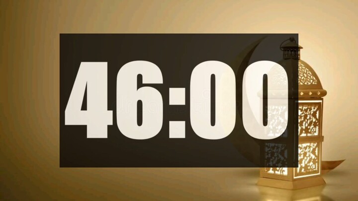 46 Minute Timer | Loud Alarm | Time call