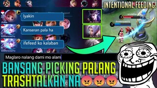 SOLO PLAYERS WILL RELATE | PICKING PALANG TRASHTALKAN NA | MLBB