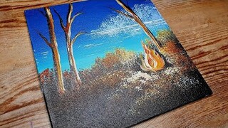 KING ART   N  #685    HEAT    ACRYLIC PAINTING