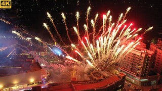 Fireworks show in Iloilo City in Dinagyang Festival 2020