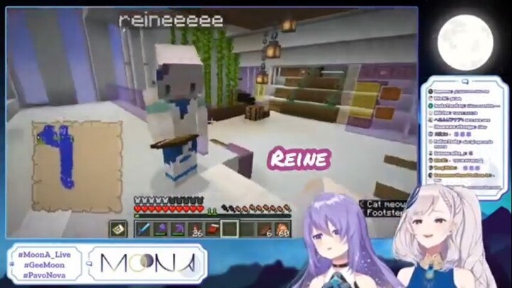 when moona did the kabedon,that's where reine felt a seizure [Hololive/Eng Sub]