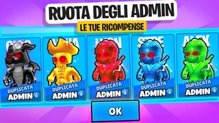 SBLOCCO TUTTE LE SKIN DEGLI ADMIN DI STUMBLE GUYS!!