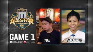 Wampipti vs Yuji  Just ML 1v1 Allstar Tournament Game 1 (BO3) | Mobile Legends