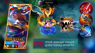 HARITH ABUSE!!! | BRUNO BEST BUILD AND EMBLEM MLBB - Master Bodak