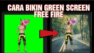 Cara Membuat GREEN SCREEN Free Fire di Android, FF emote terbaru ff