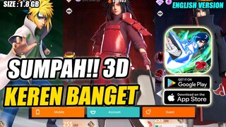 AKHIRNYA RILIS GAME 3D NARUTO DI PLAYSTORE INDO 7 GIFT  KARAKTER AI | Whirlwind Duel Shinobi Way