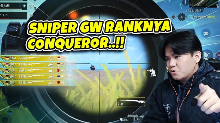 AKM Spray Transfer. Sniper gua Ranknya CONQUEROR | PUBG Mobile