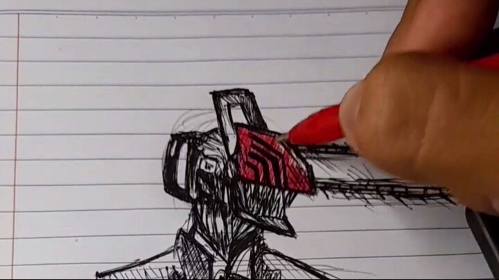 Speed Drawing Chainsaw Man