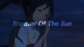 "Makoto Shinkai × shadow of the sun" "If we meet, we will recognize each other at a glance."