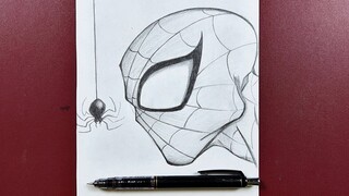 How to draw Spider-Man | easy sketch